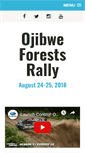 Mobile Screenshot of ojibweforestsrally.com